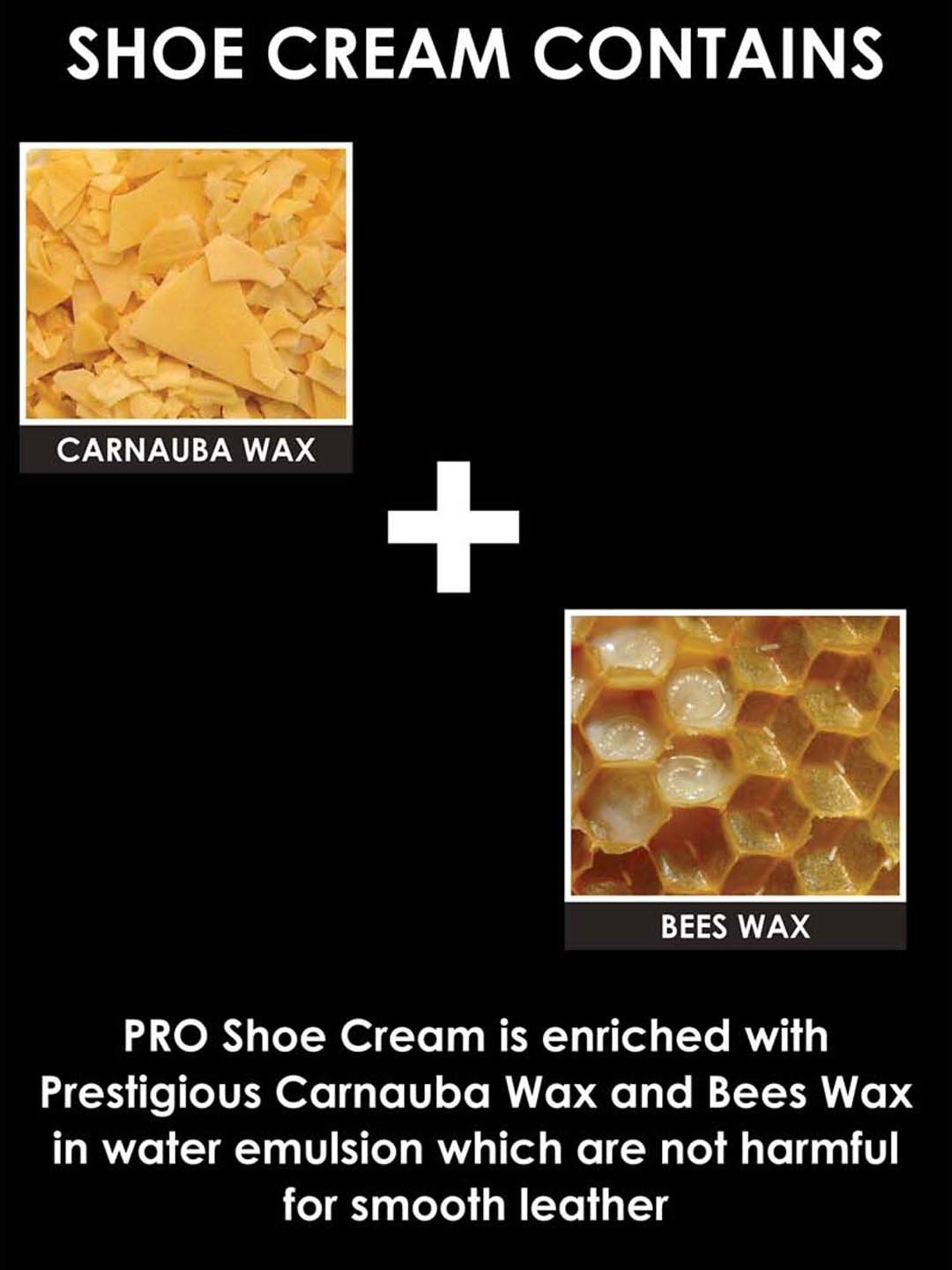 Pro Light Brown & Black Shoe Cream Combo