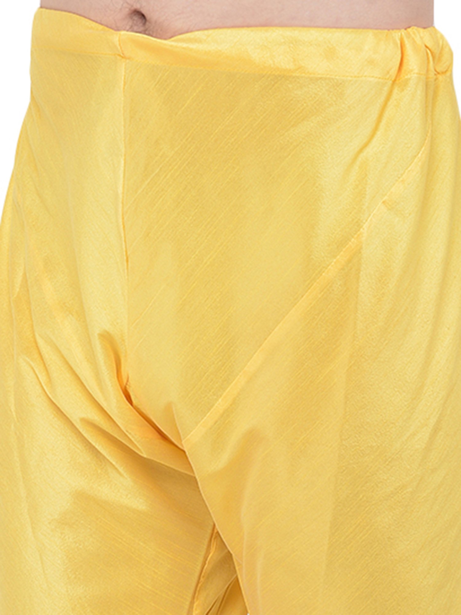 SG LEMAN Yellow Regular Fit Kurta & Churidar Set