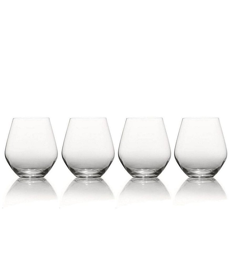 Mikasa Gianna Ombre Stemless Wine Glasses, Set of 4