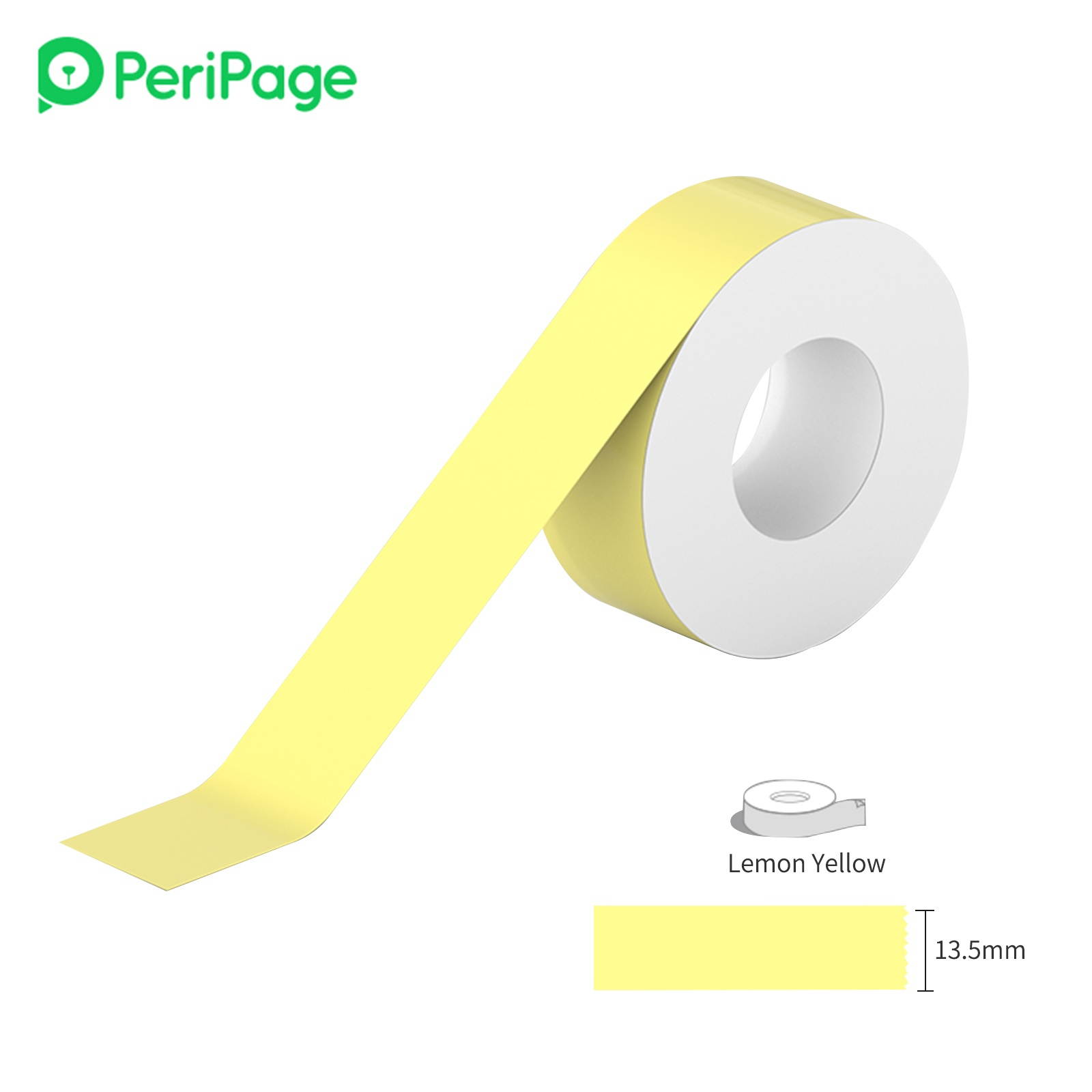 PeriPage 1 Roll Adhesive Label Paper Cute Pattern Sticky Tape Thermal Printing Paper Name Price Barcode Sticker Home Office Organization Waterproof Oil-proof Tear-Resistant for PeriPage L1 Mini Pocket