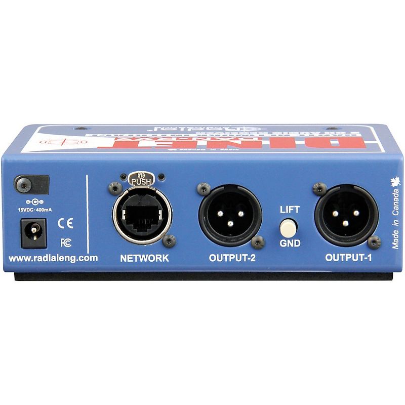 Radial Engineering DiNET DAN-RX2 2-Channel Dante Network Receiver