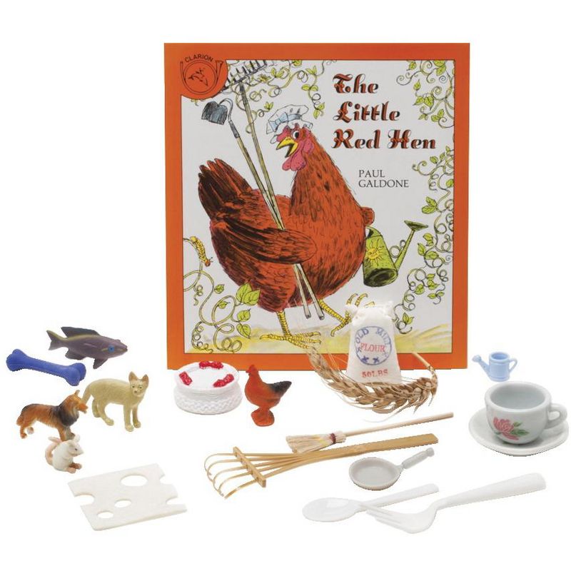 Primary Concepts The Little Red Hen 3-D Storybook and Manipulatives, Grades PreK to 3