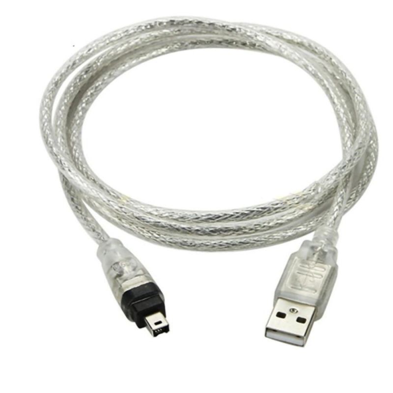 Micro Connectors, Inc. 6 feet Firewire Cable 1394B 9 Pin to 6 Pin (E07-238)