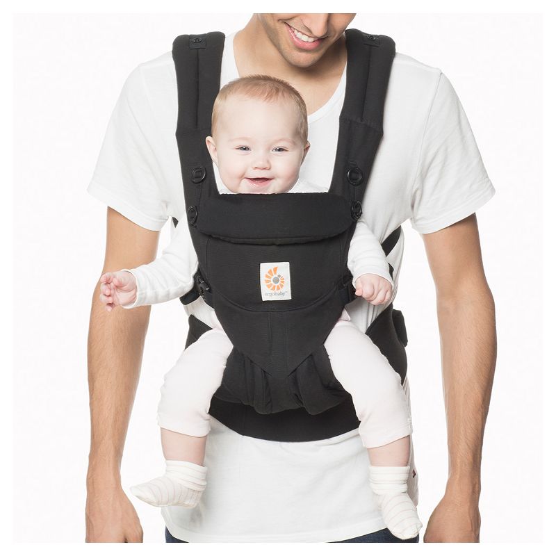 Ergobaby Omni 360 All Carry Positions Ergonomic Baby Carrier - Pure Black
