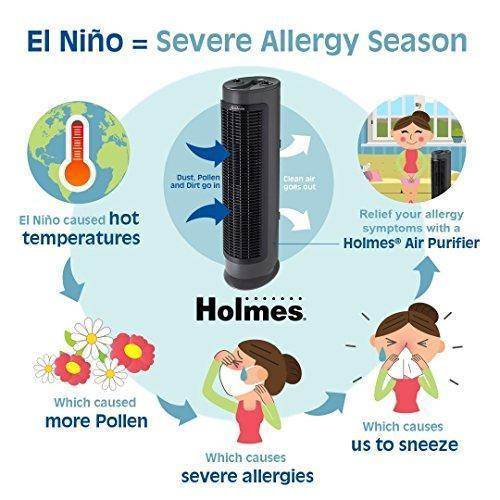 Holmes HEPA Type Tower Air Purifier, HAP424-U