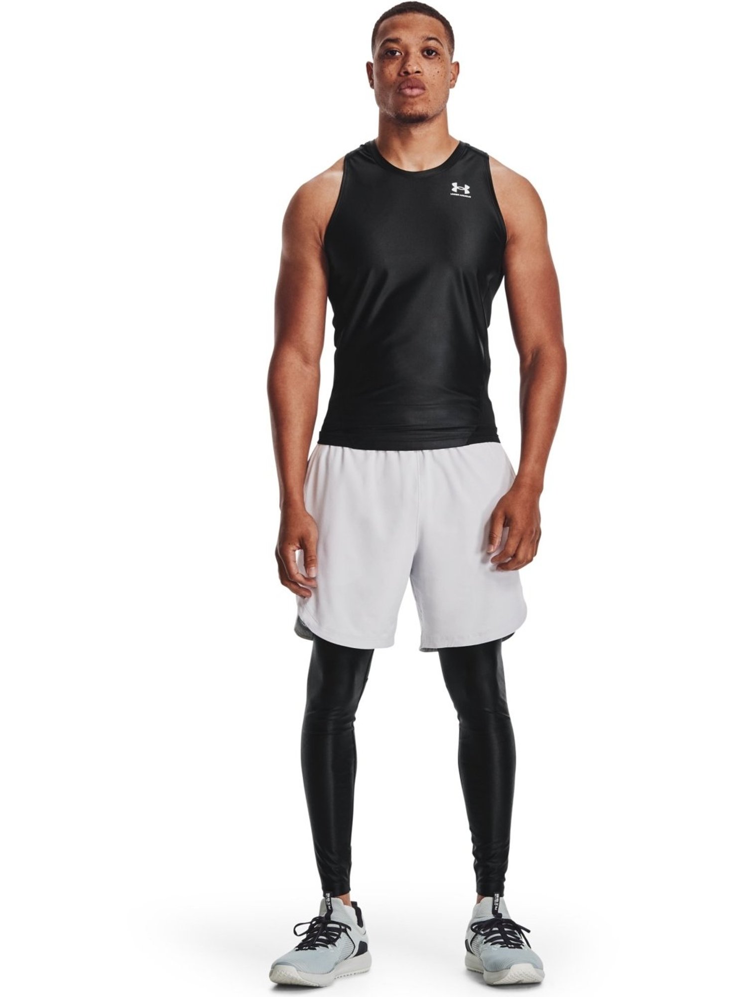 Under Armour Black Regular Fit Gym Vest