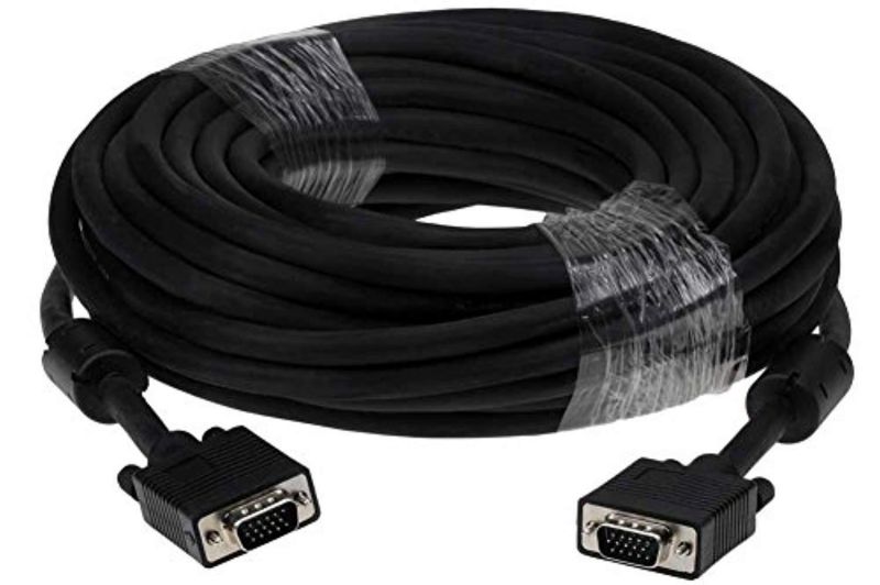 sf cable, 150ft hd15 svga m/m monitor cable with ferrite bead