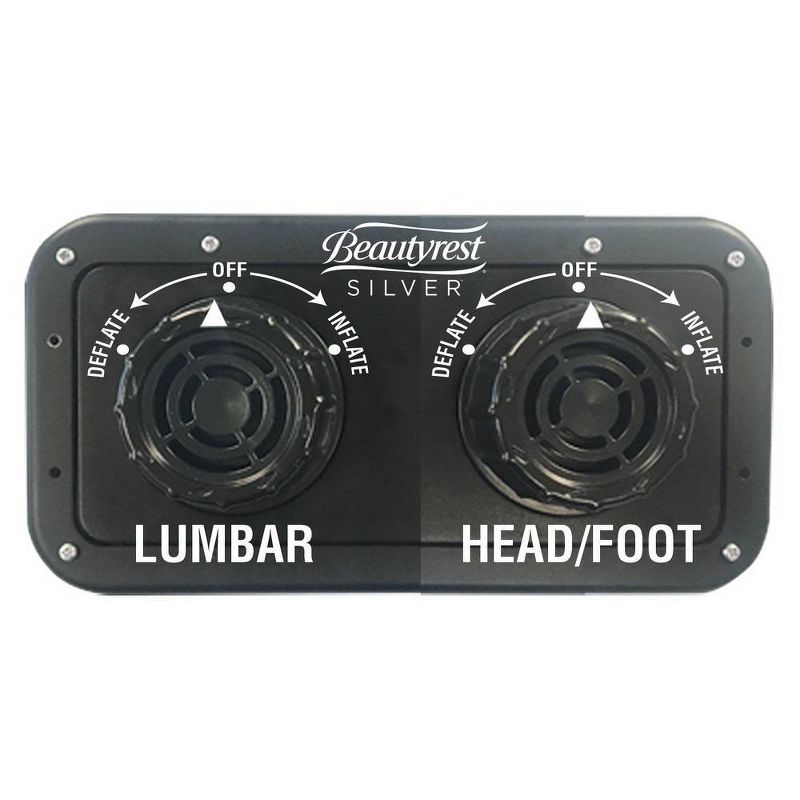 Beautyrest Lumbar Supreme 3-Zone Adjustable Air Mattress with Built-in Pump - Queen