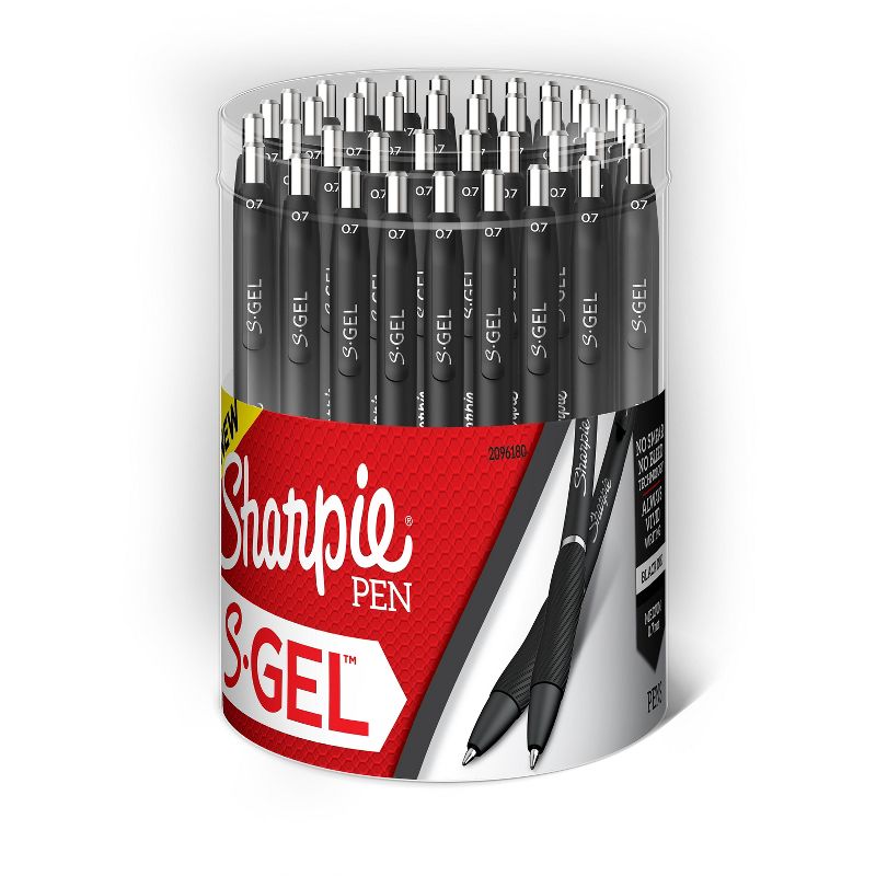 Sharpie S-Gel Gel Pen, Medium Point, Black Ink, 36/Pack 2096180