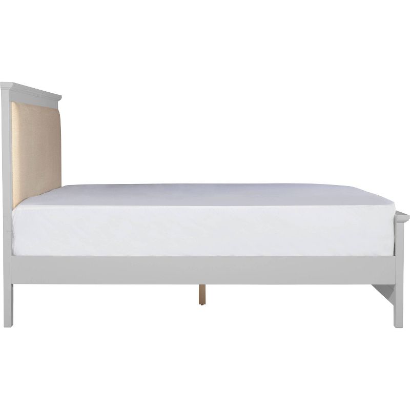King Westport Wood Platform Bed Frame Gray - Finch