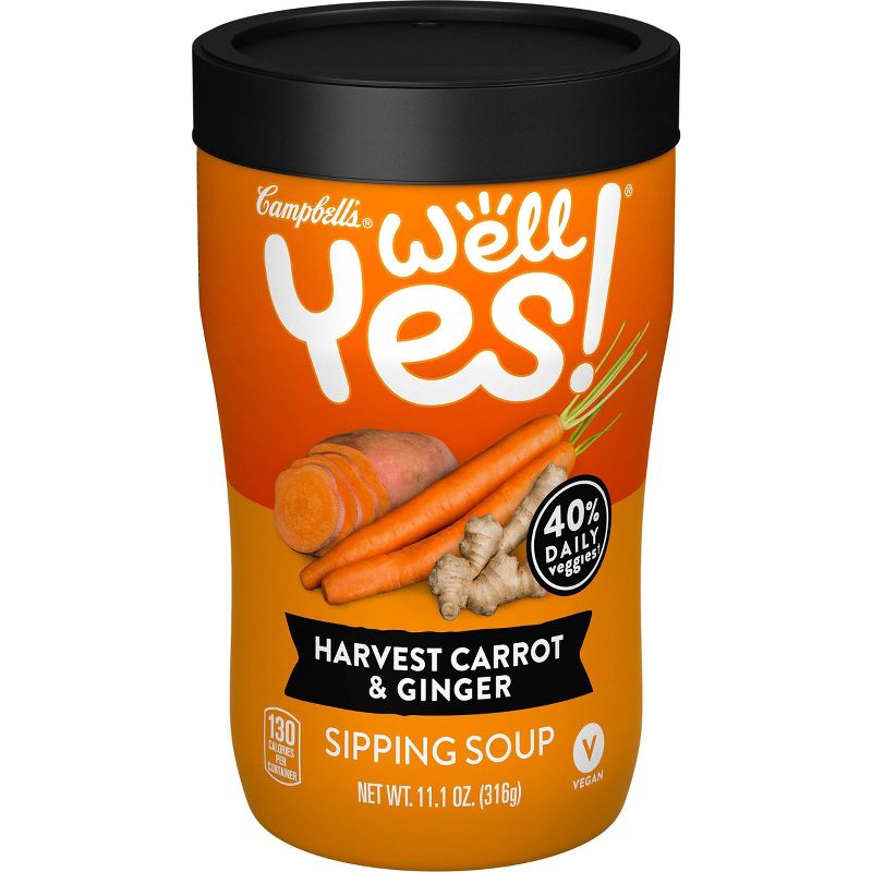 Campbell's Well Yes! Harvest Carrot & Ginger Sipping Soup - 11.2oz