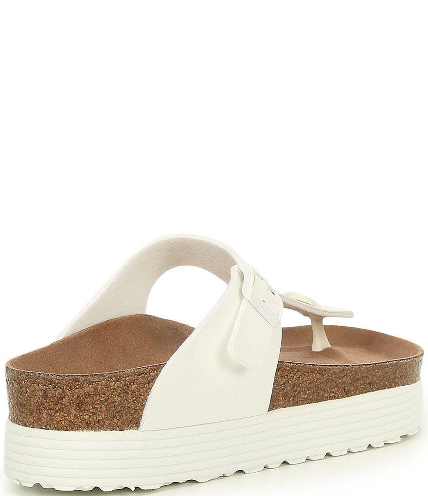 Papillio by Birkenstock Women's Gizeh Platform Vegan Thong Sandals