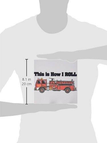 3drose This Is How I Roll Fire Truck Firemen Design - Mouse Pad