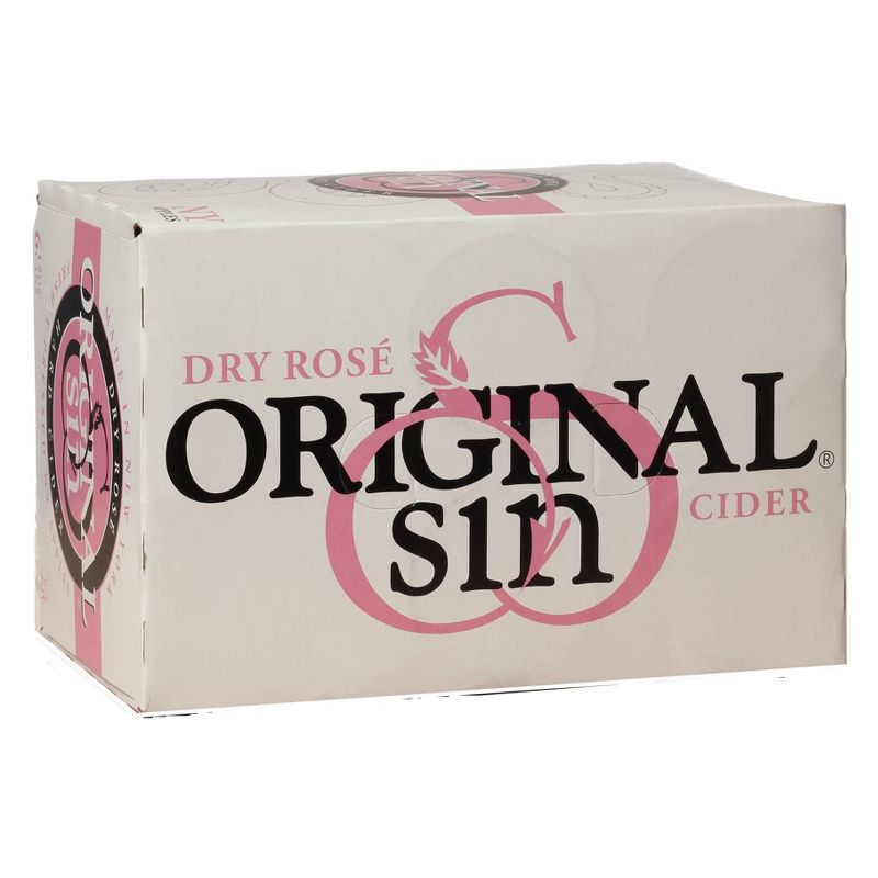 Original Sin Dry Rosé Hard Cider - 6pk/12 fl oz Cans