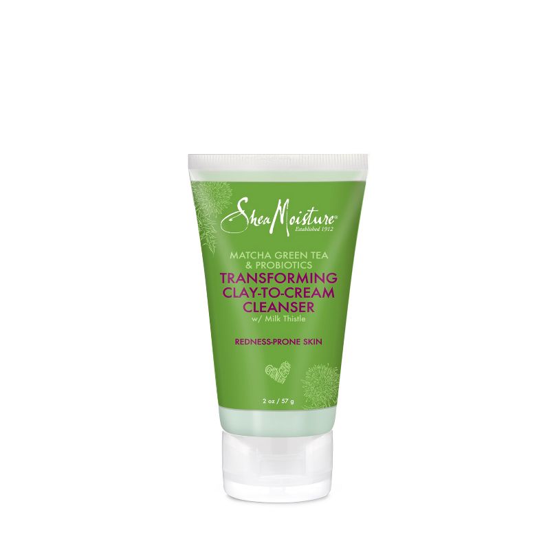 SheaMoisture Transforming Clay to Cream Facial Cleanser - Travel Size - 2oz