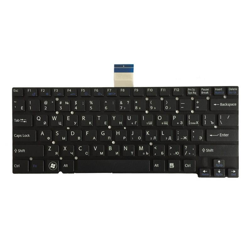 New Russian Keyboard For Sony SVT14112CXS SVT14113CXS SVT14115CXS SVT14117CXS  WITHOUT Frame black laptop Keyboard  RU