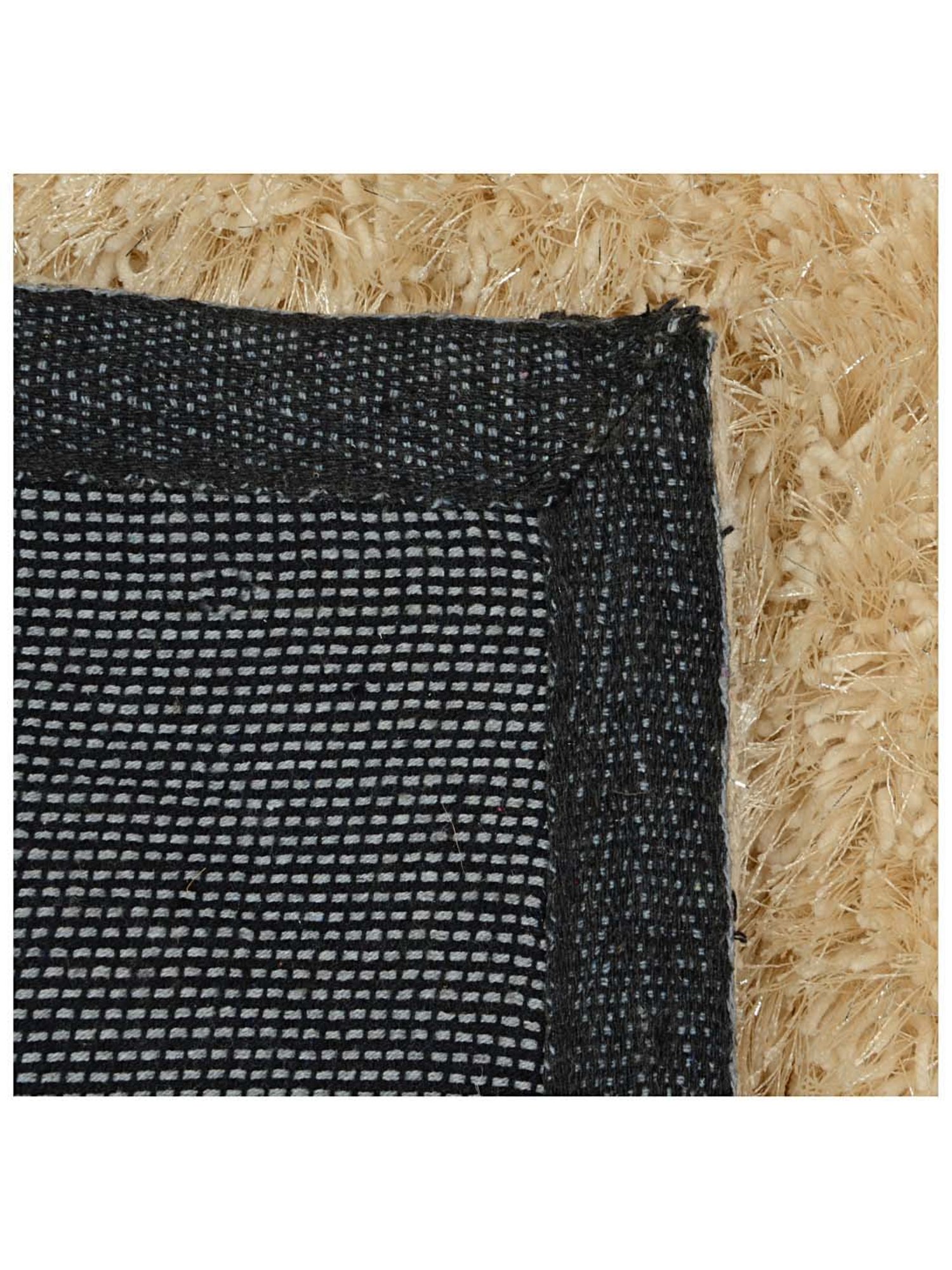 Saral Home Modern Beige Polyester Carpet - Set of 1