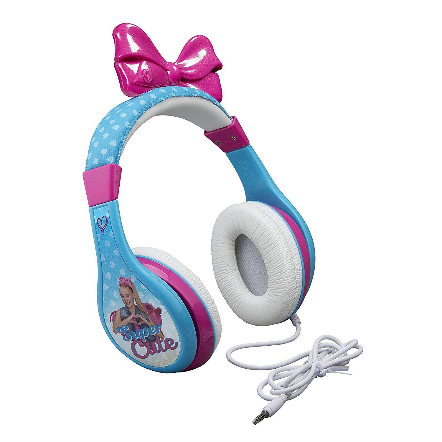 Jojo Siwa Headphones for Kids with Built in Volume Limiting Feature for Kid Friendly Safe Listening