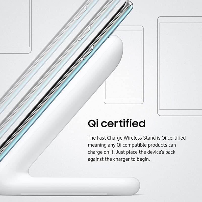 15W Fast Charge 20 Wireless Charger Stand White US Version with Warranty