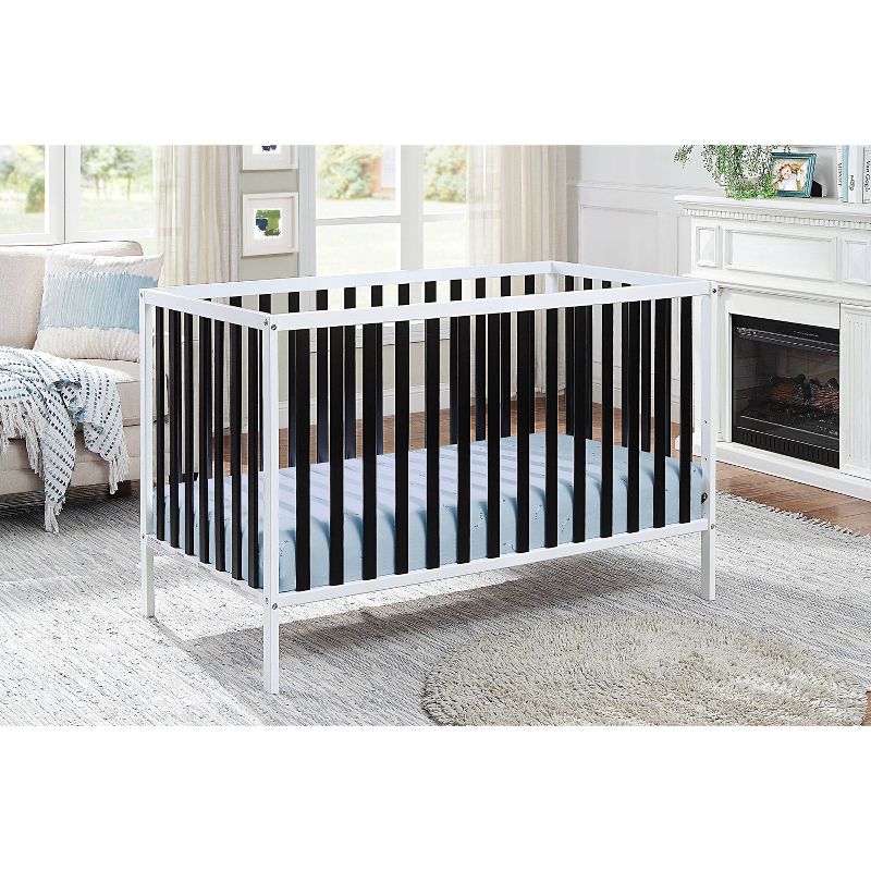 Suite Bebe Deux Remi Island Crib - White/Black