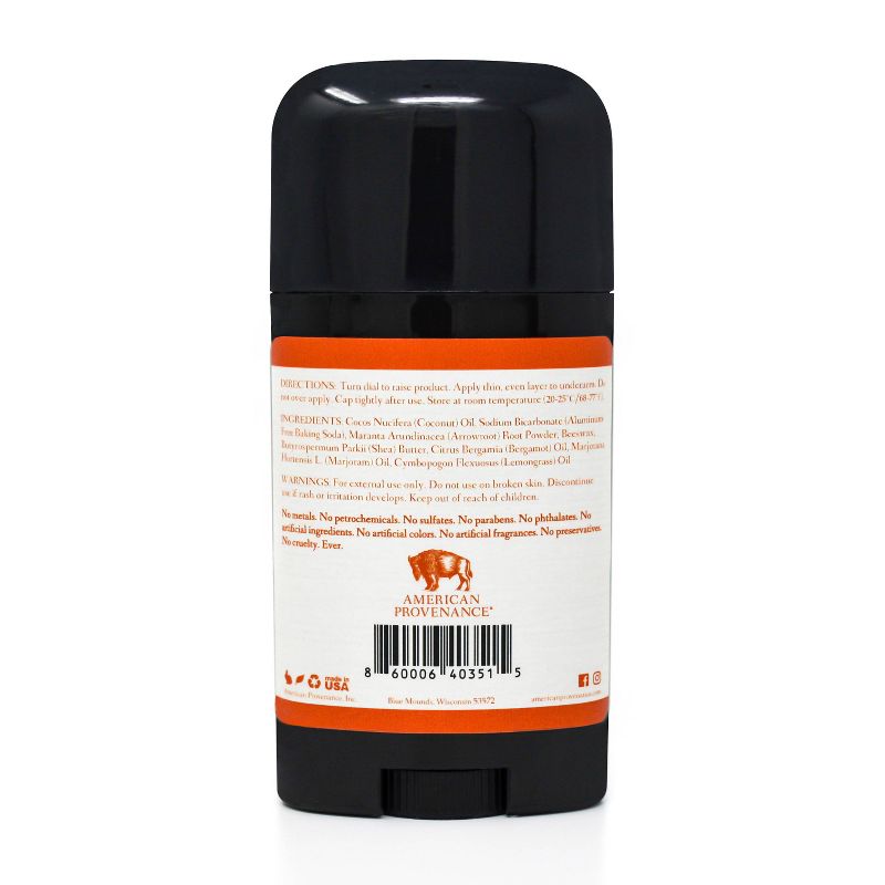 American Provenance Fastballs & Fisticuffs Aluminum-Free Natural Deodorant - 2.65oz