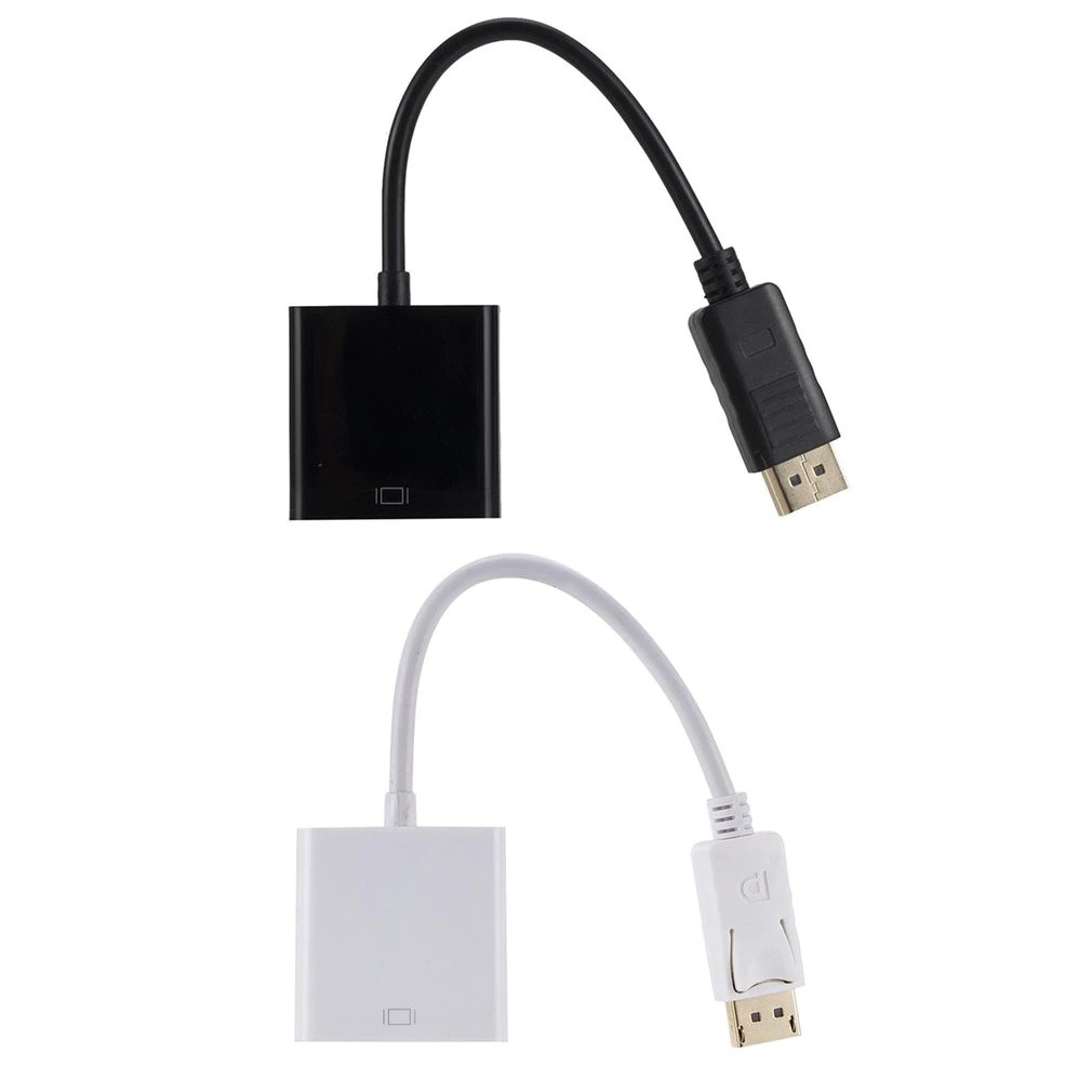 1 Pcs Displayport To Vga Dp To Vga Cable Large Dp To Vga Adapter Cable Dlle Dp Adapter Cable Dp Patch Cord