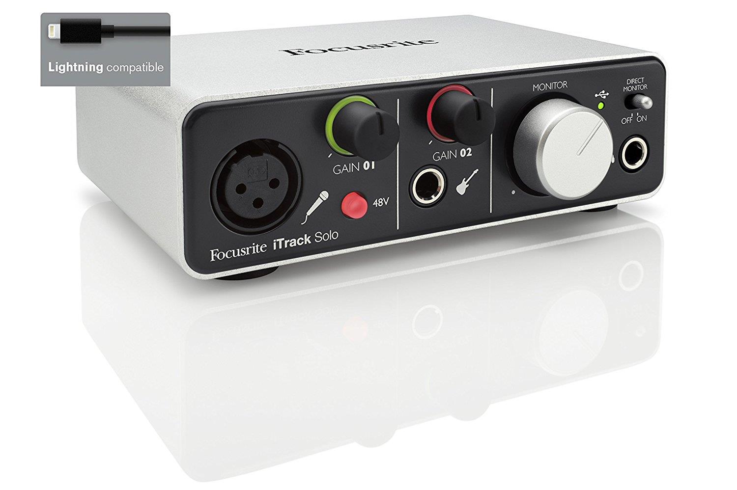 Focusrite iTrack Solo Audio Interface (Lightning Version)