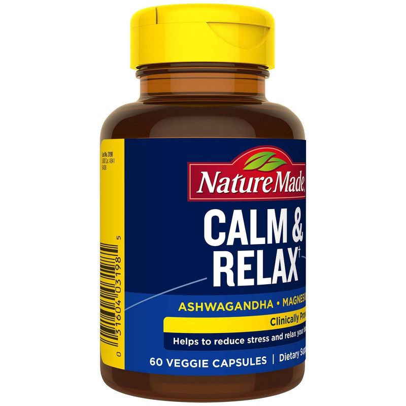 Nature Made Calm & Relax Veggie Capsules - 60ct