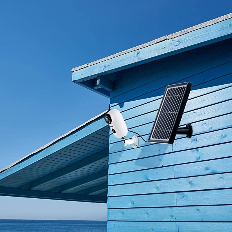Solar Panel for Outdoor Security Camera A3/A3P, Waterproof Solar Panel with 10ft Charging Cable ( No Camera)