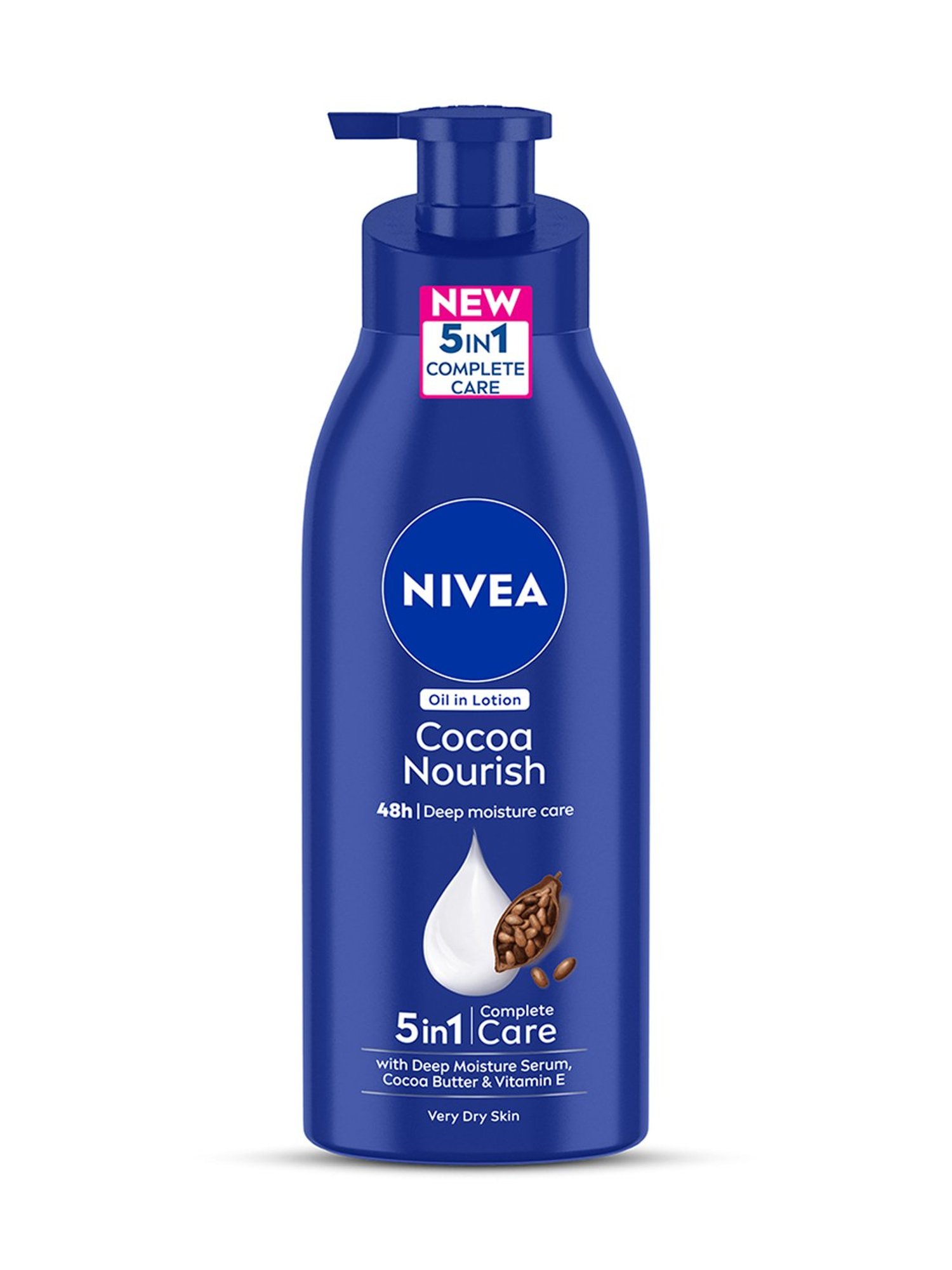 Nivea Oil in Lotion Cocoa Nourish Body Lotion 5 in 1 Complete Care - 400 ml