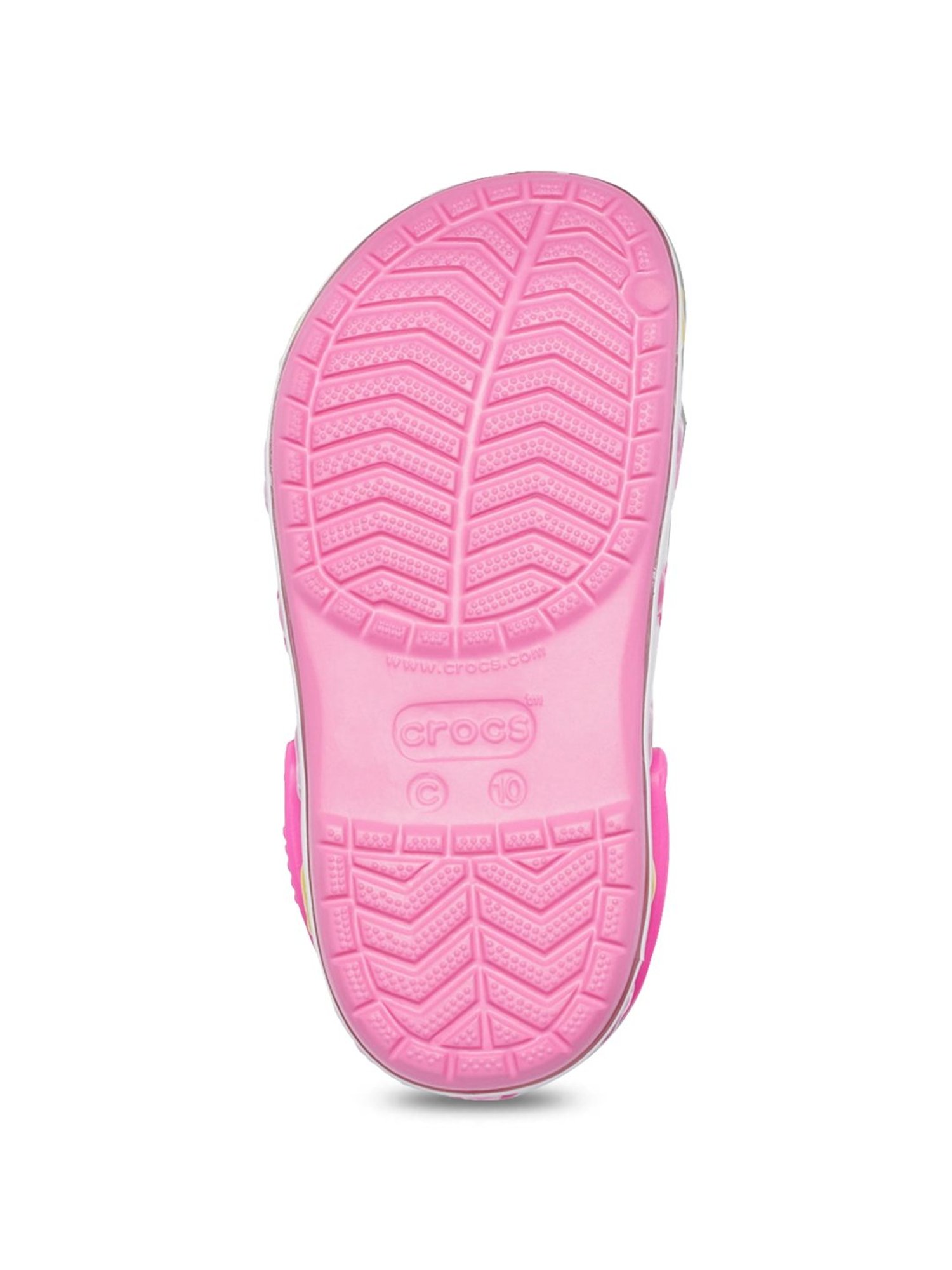 Crocs Kids FunLab Pink Back Strap Clogs