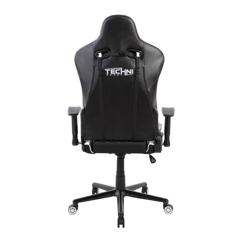 Ergonomic High Back Racer Style Video Gaming Chair White - Techni Sport