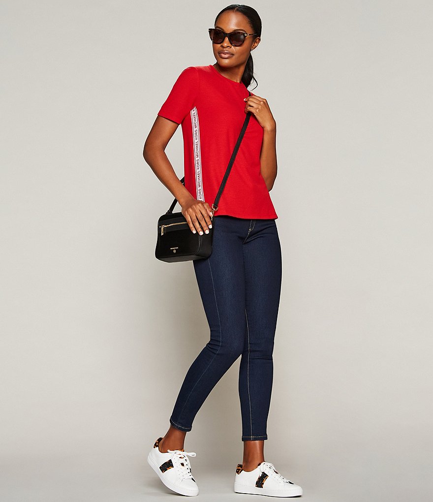 Karen Kane Short Sleeve Tie-Dye Hoodie