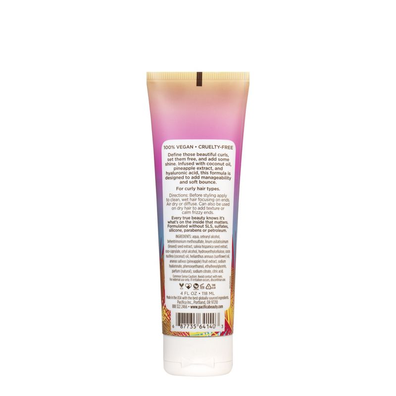 Pacifica Pineapple Swirl Curl Defining Cream - 4 fl oz