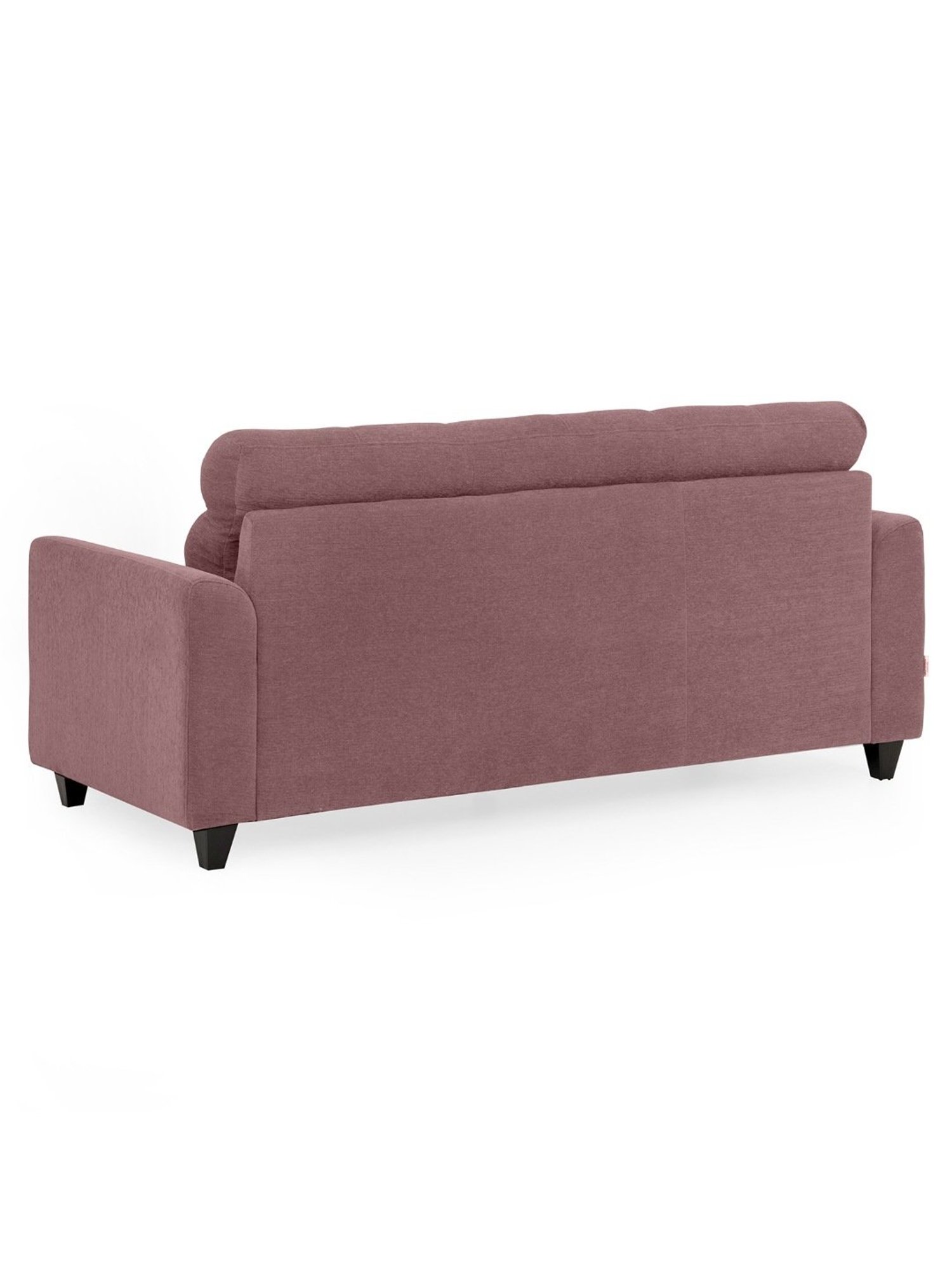 Duroflex Zivo Plus Pink Solid Wood 3 Seater Sofa Set