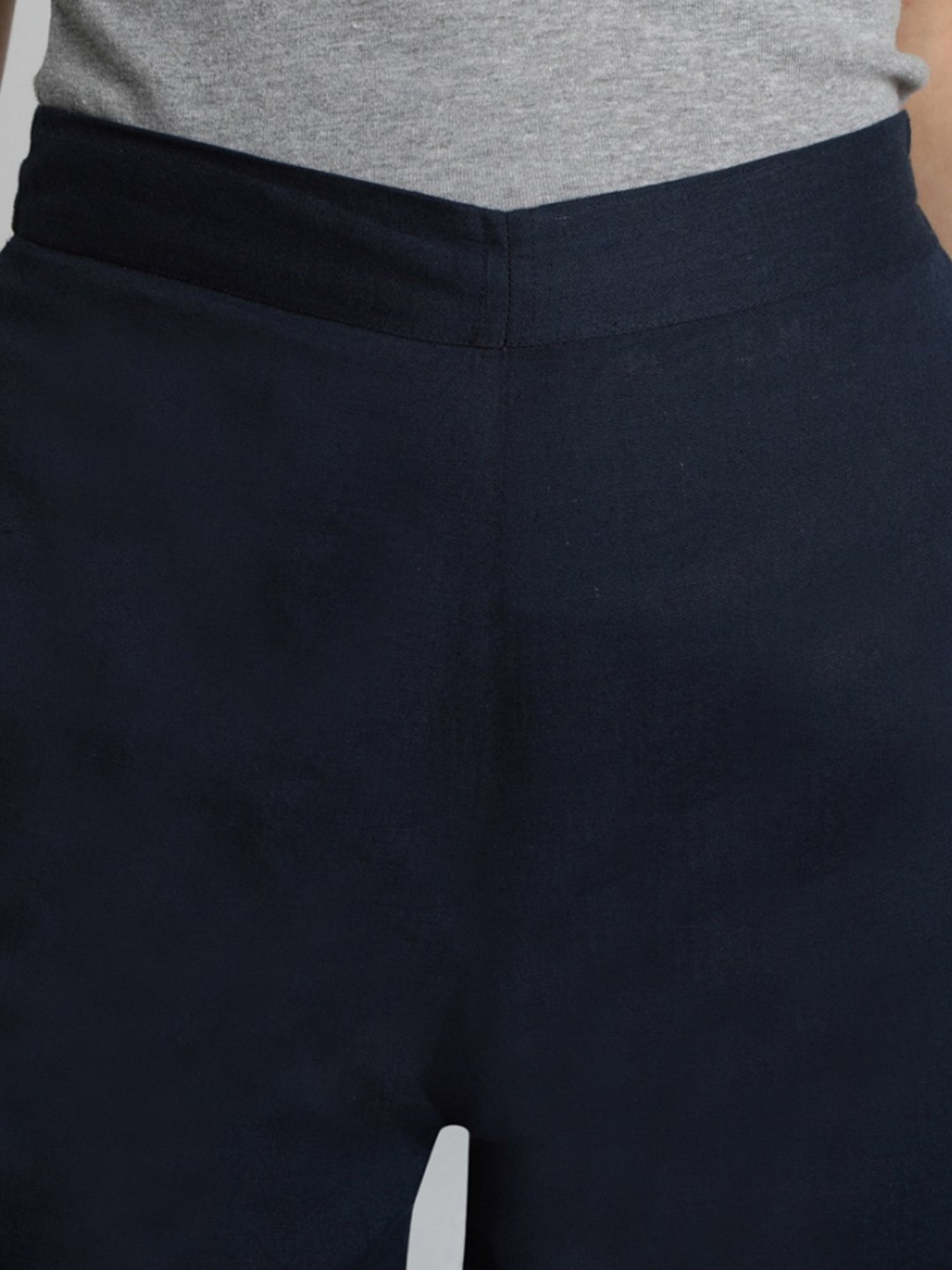 Indibelle Blue Cotton Trousers