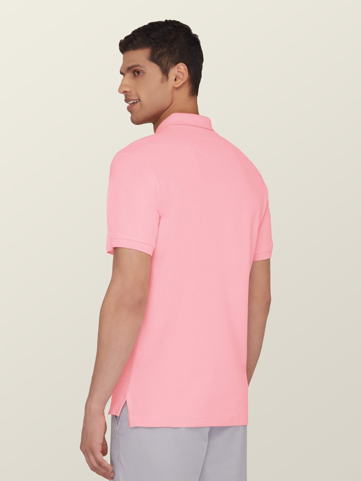 XYXX Light Pink Polo T-Shirt