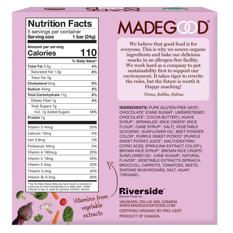 MadeGood Chocolate Dipped Granola Bar Birthday Cake - 4.2oz