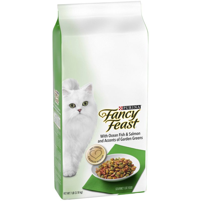 Fancy Feast Gourmet Ocean Fish and Salmon Dry Cat Food - 7lbs