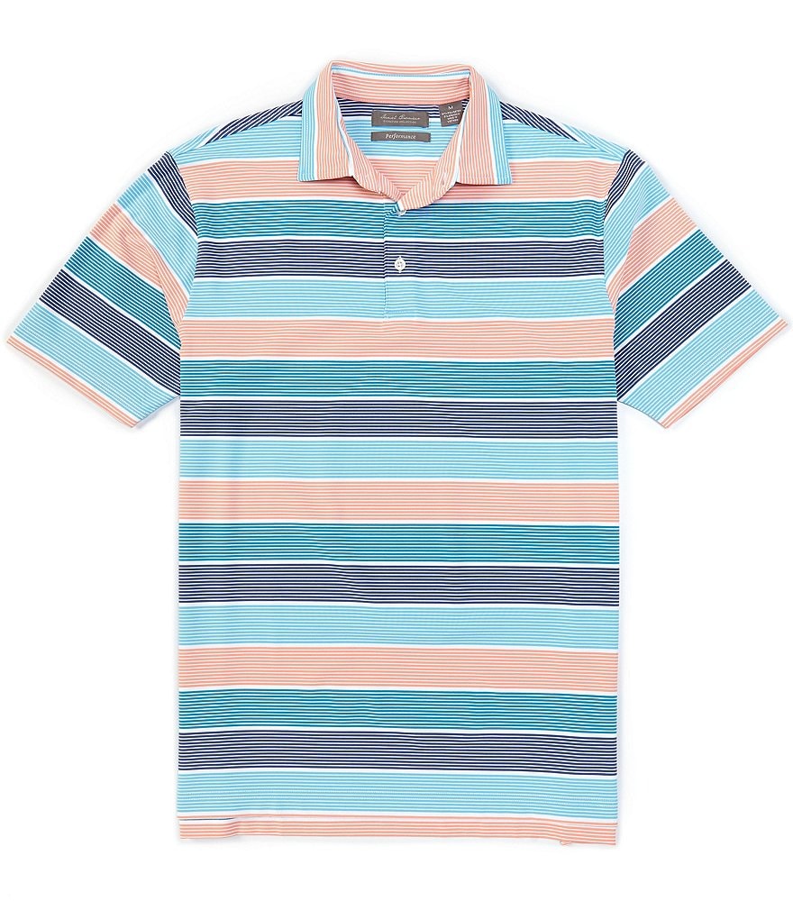 IBKUL Long-Sleeve IceFil&reg; Polo Shirt