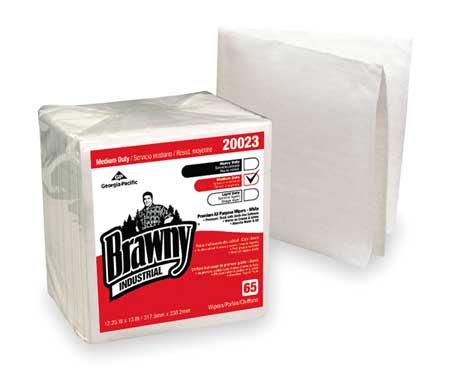 GEORGIA-PACIFIC 20023 Disposable Wipes, 13" x 12-1/2", 18 Pack, 65 Sheets/ Pack