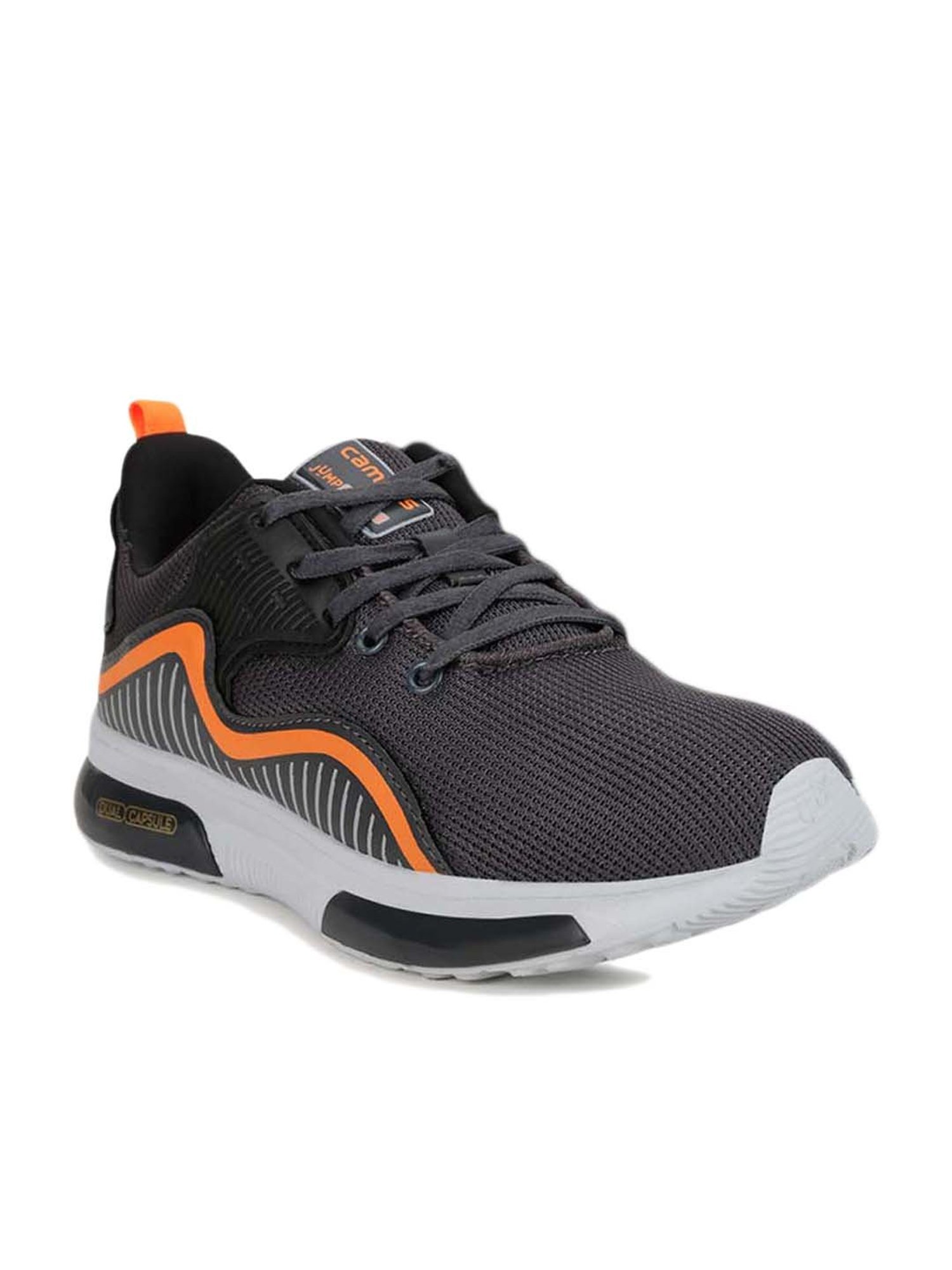Campus Kids CHARM Charcoal Grey Running Shoes