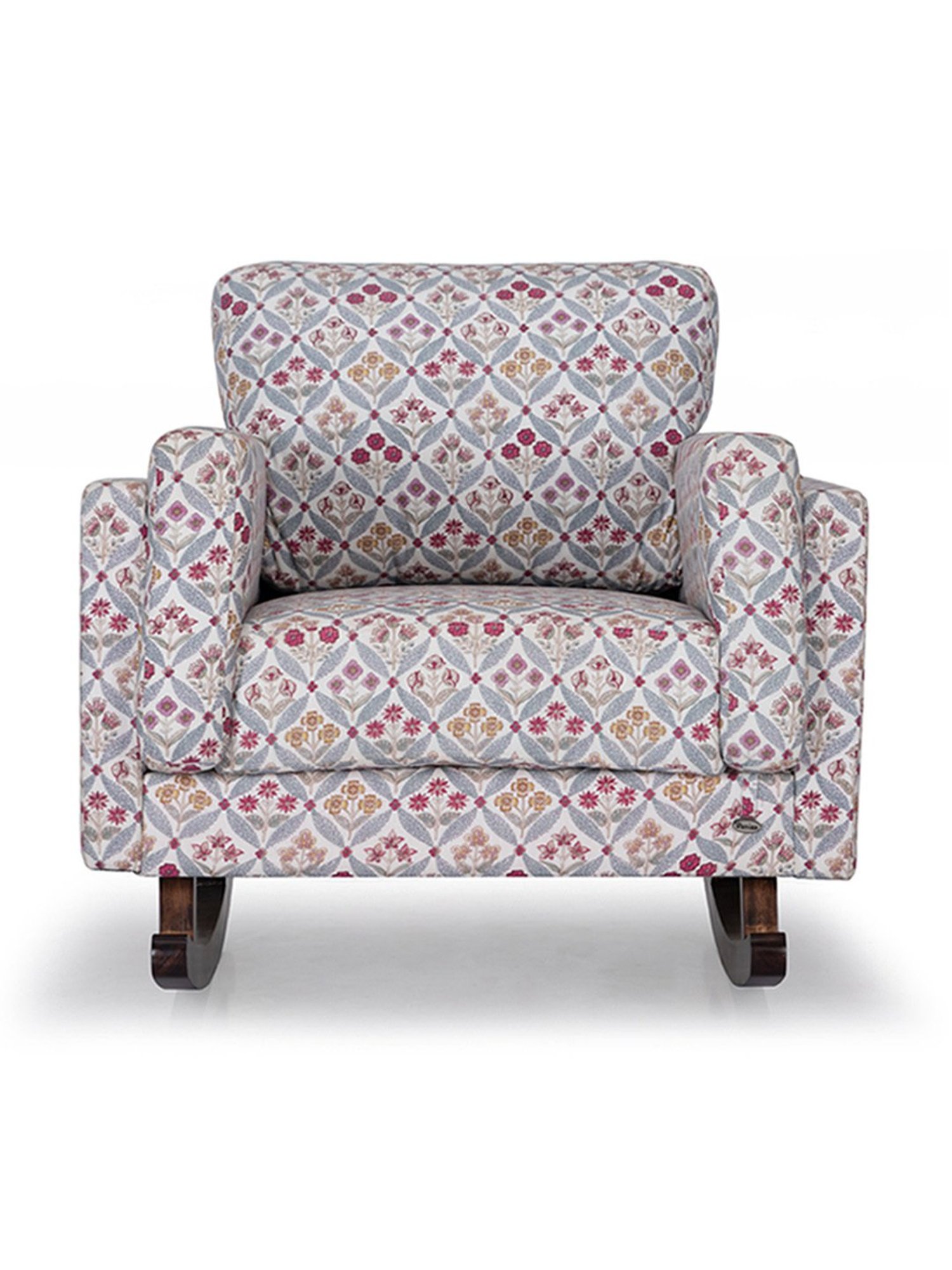 Durian Sylvie Aurora Multicolor Wood & Fabric Living Chair