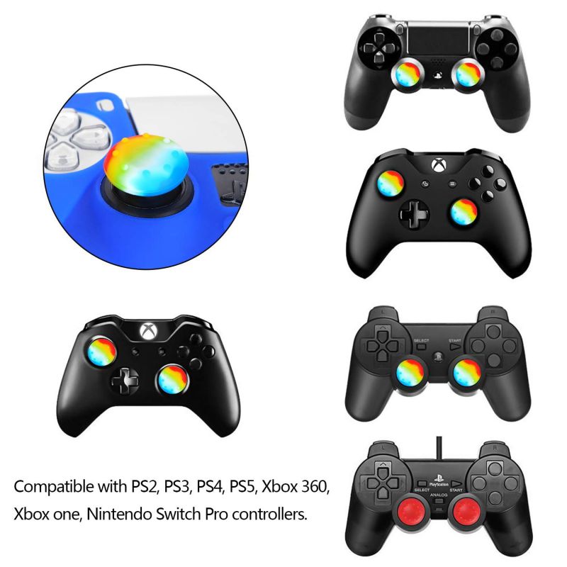 2 Pack Controller Skin and Thumb Grips for PS5 Controller,  Anti-Slip Silicone Cover Protector Case for Sony Playstation 5 Joystick/DualShock 5 with 12 Thumb Grips (Green and White)