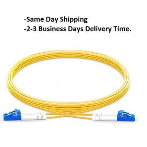 10m LC to LC UPC Duplex OS2 Single Mode PVC 2.0mm Fiber Optic Patch cable-62543
