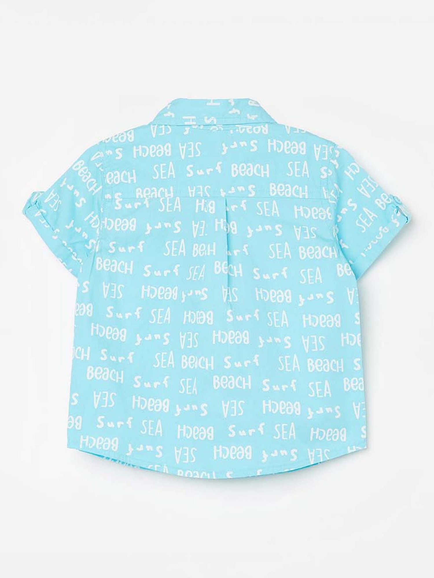 Juniors by Lifestyle Kids Blue Cotton Printed Shirt