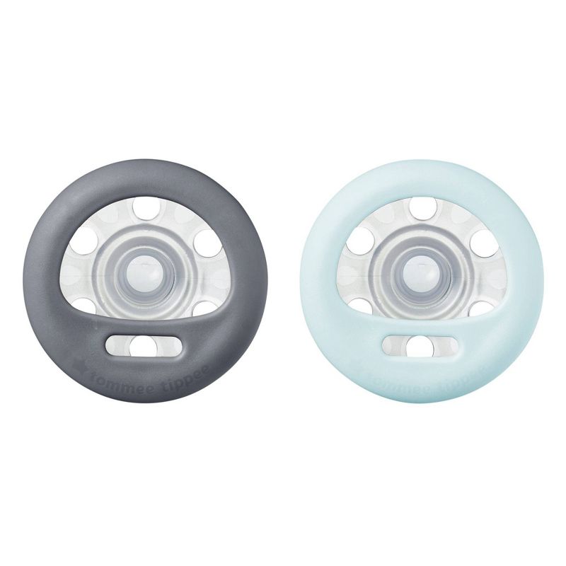 Tommee Tippee 2pk Breast Like Soother 0-6 Months - Sky/Slate
