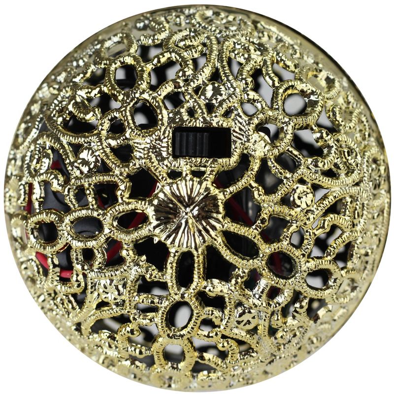 J. Hofert Co 2.75" Filigree Chirping Bird Ball Christmas Ornament - Gold