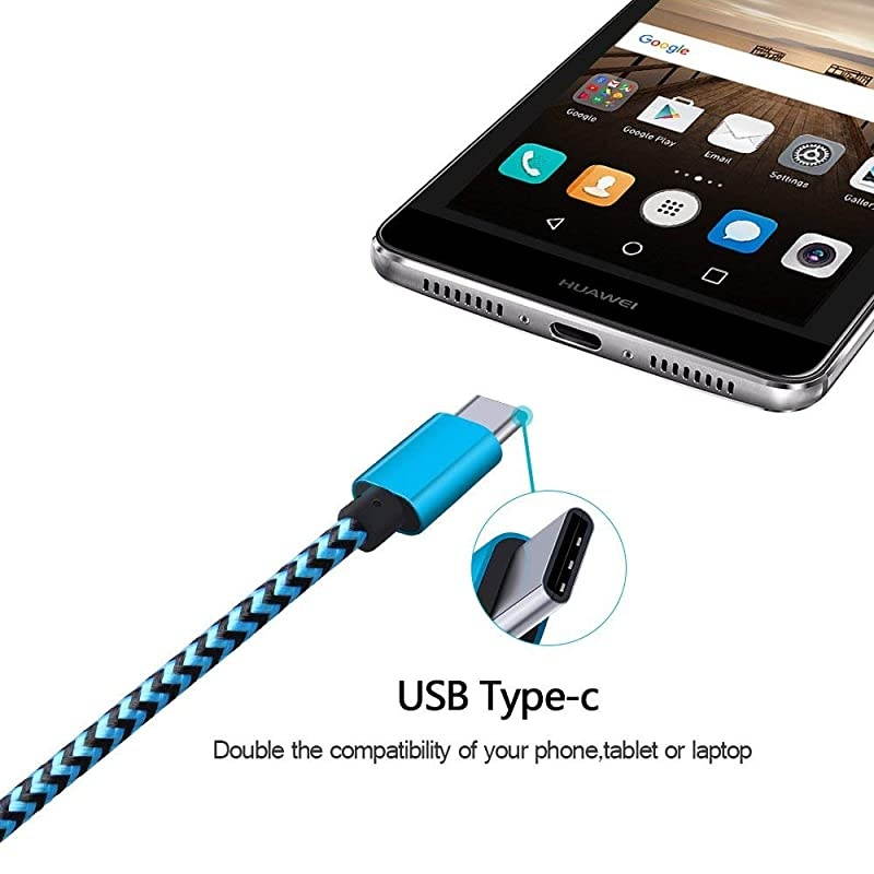 USB Type C Charger Cable for Google Pixel 44XL3a3a XL 5 Pack USBC Fast Charging Cords for LG Stylo 5Moto G7 G8 PlusG7 G8 PlaySamsung Galaxy S20 Note 10 and More