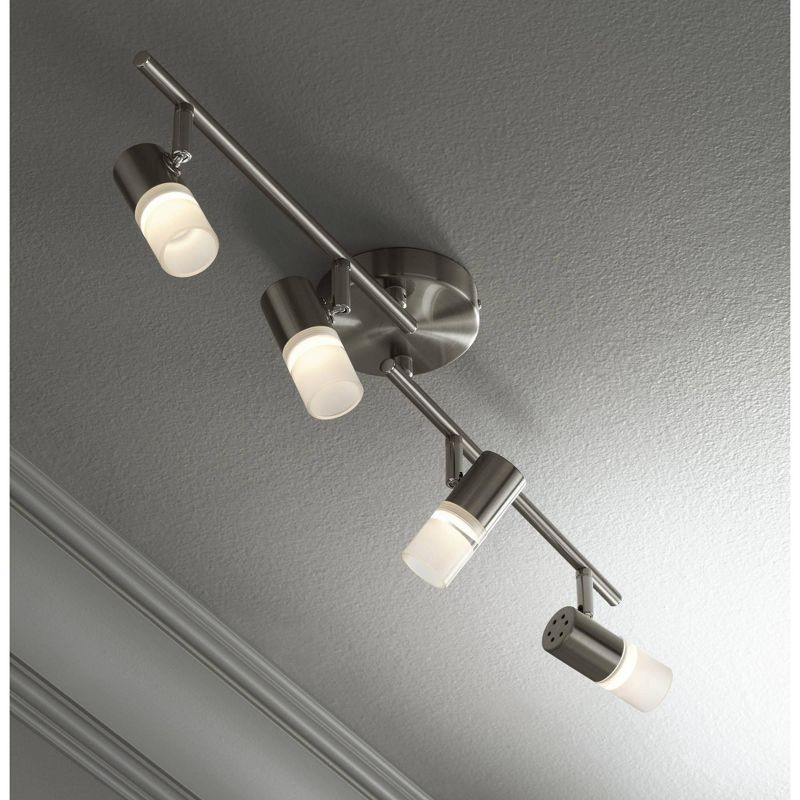 Pro Track Renee 4-Light Satin Nickel LED Track Fixture